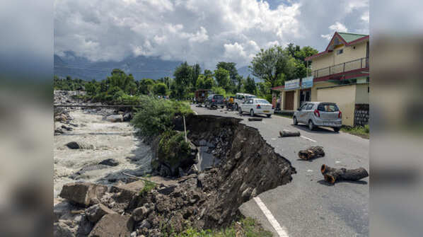 In photos: Destruction caused by flash floods in Himachal Pradesh