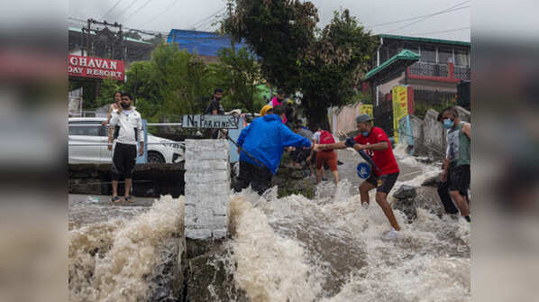 In photos: Destruction caused by flash floods in Himachal Pradesh