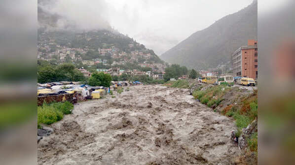 In photos: Destruction caused by flash floods in Himachal Pradesh