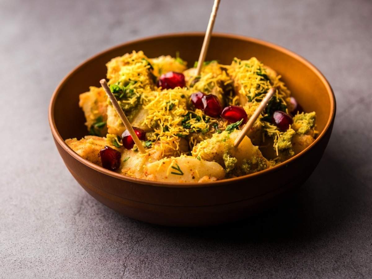 Hasselback Sweet Potatoes Chaat - Cook With Manali