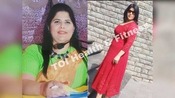 She followed a healthy routine and walked thrice a day to ditch the flab!