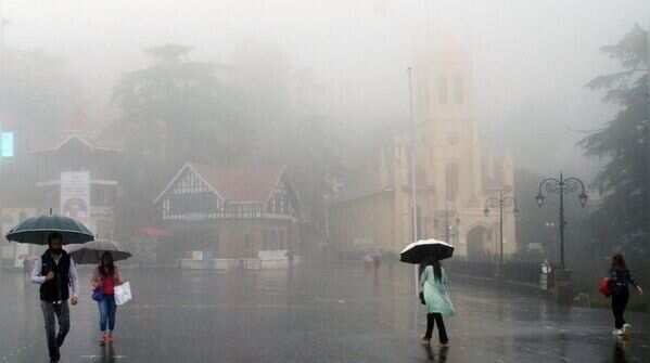 Heavy rainfall in Shimla