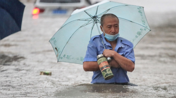 China swamped with heavy rain