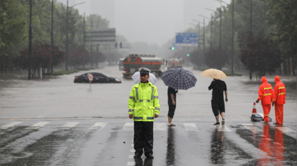China swamped with heavy rain