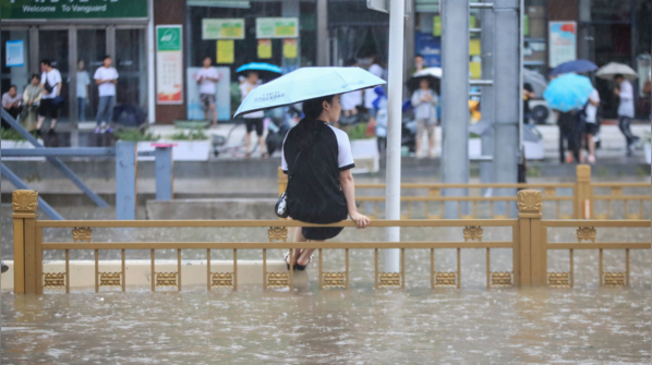 China swamped with heavy rain