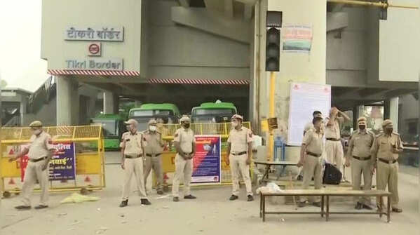 Photos: Farmers' protest, security arrangements at Delhi's Jantar Mantar