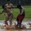 People relish the weather