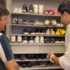 His shoe collection