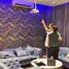 View of his lounge space