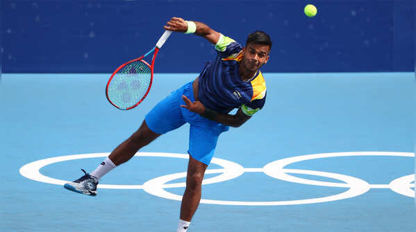 Nagal ousted in second round