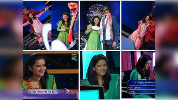 When she participated in KBC