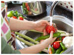 ​Washing fruits and vegetables