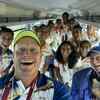 Indian women's hockey team to family back home: "We will return a little later" :)