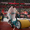 Officials working hard to restart the women's discus throw final