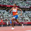 Athletics - Netherlands' Hassan wins 5,000m gold