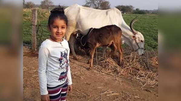 Mahesh Babu daughter in farm