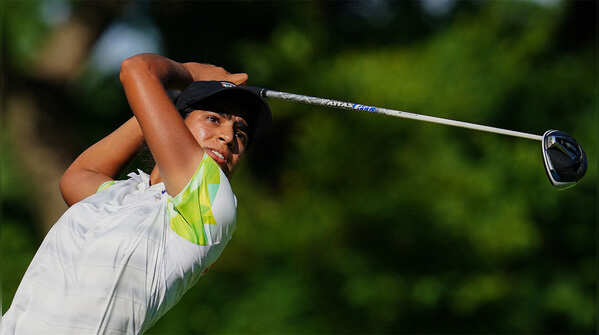 Diksha ends day at Tied-56th