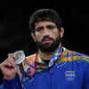 Ravi takes silver on Olympic debut