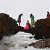 Rock arch at Mangamaripeta beach