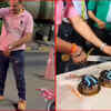 Article image for: Vadodara: Toll plaza manager cuts birthday cake with sword, arrested