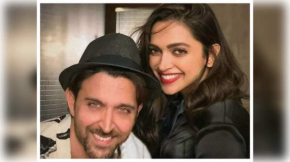 Deepika Padukone and Hrithik Roshan