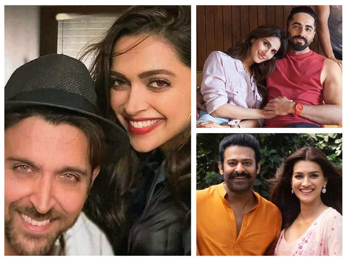 Kriti Sanon-Prabhas, Deepika Padukone-Hrithik Roshan, Ayushmann ...