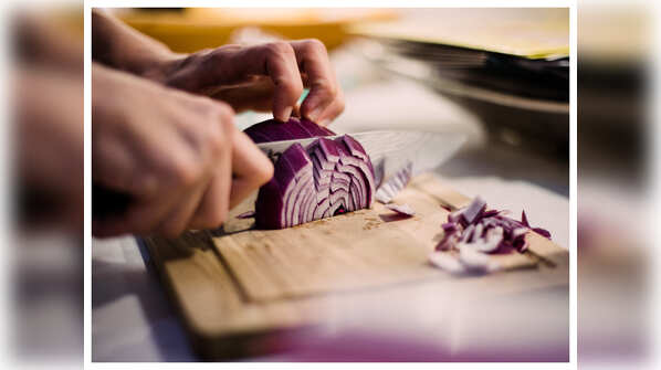 Chopping onion without tears