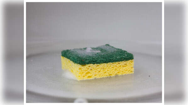 Disinfecting kitchen sponge