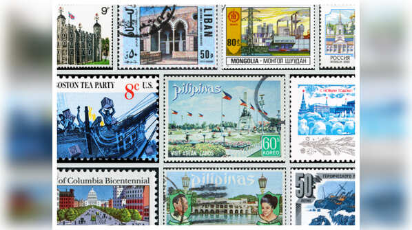 Removing postage stamps