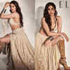 Janhi Kapoor's high slit lehenga