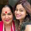 Shamita with her mother