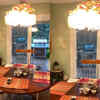 The eating area