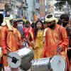 People attending a marriage ceremony at Dariyapur Gola Road