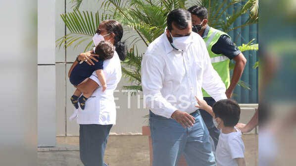 Baby Jeh's first family trip