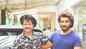 Anil Kapoor and Arjun Kapoor spotted at a dubbing studio in Mumbai
