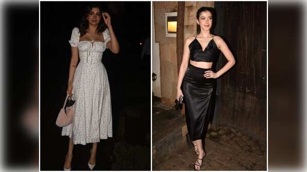 Shanaya Kapoor and Khushi Kapoor