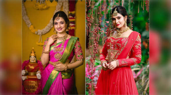 Celebrity looks you can follow on Varamahalakshi Vratha