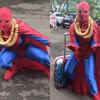 Rakhi Sawant dons spiderman avatar to enter BB OTT