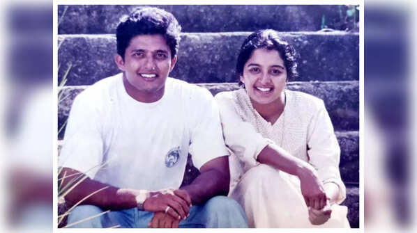 Manju Warrier and Madhu Warrier