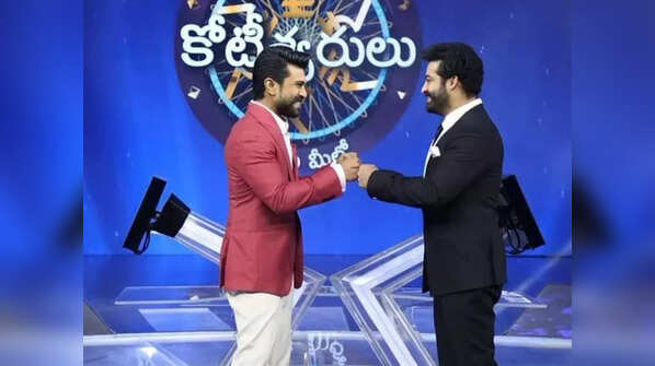 Ahead of Evaru Meelo Koteeswarulu's curtain raiser, a look at best pictures of Jr NTR and Ram Charan that set major friendship goals