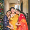 Charu with Rajeev's mother and Sushmita's daughter