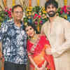 Charu and Rajeev with their father