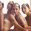 Gold filigree makeup