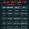 Click to read how the 10 India wickets fell on Day 1