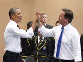 Obama-Cameron play TT!