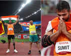 Tokyo Paralympics 2020: Sumit Antil bags javelin gold medal with world record throw, see pictures of his winning moment