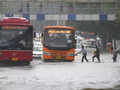 New Delhi: Pictures of waterlogging caused by heavy rain