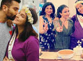 Lovely pictures from Neha Dhupia's surprise baby shower ceremony