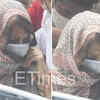 Sidharth's mother at the crematorium