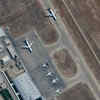 Grounded planes at the Mazar-i-Sharif airport in northern Afghanistan